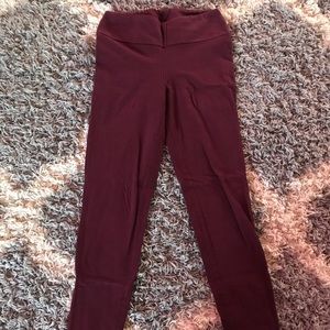 Primark burgundy leggings